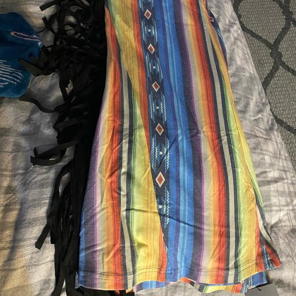 L&B flare pants with side fringe - Picture 5 of 5